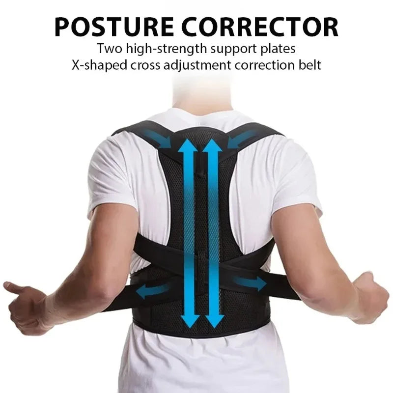 Corrector de Postura con Anclaje Escapular Reforzado  Soporte Torácico Ajustable Pectus Academy